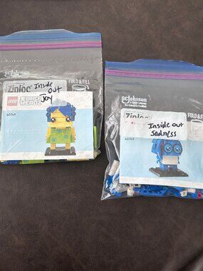 Joy and Sadness Inside Out Lego